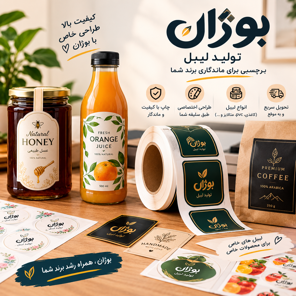 تولید لیبل